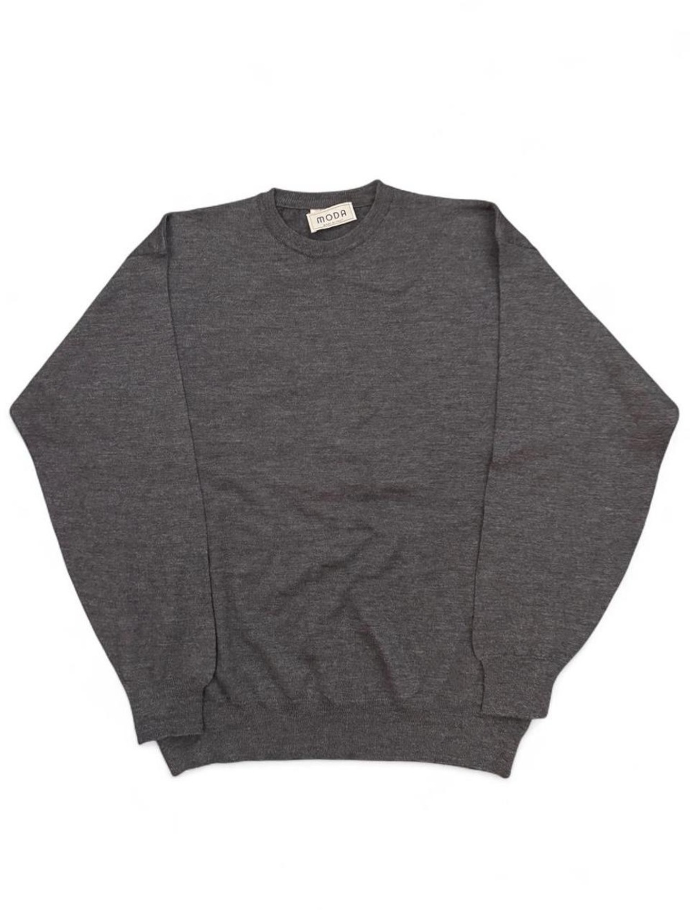 Moda 100% Merino Wool Crewneck Pullover Sweater